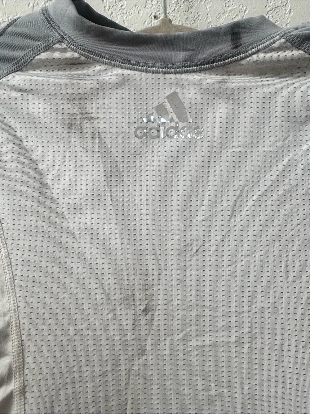 Adidas integrated 5-padded 2-tone football compression shirt worn under pads